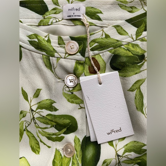 ARITZIA WILFRED Amelie Avocado Skirt in Size 8 - Picture 5 of 13